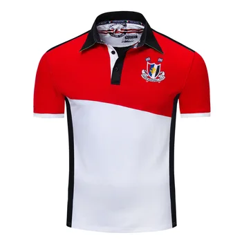 

2019 Men Polo Shirt Short Sleeves Collar Solid Slim Summer Clothing