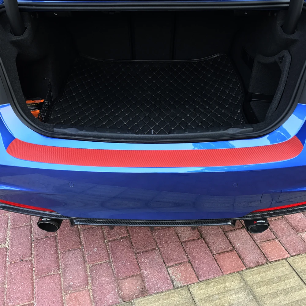 Цветная наклейка на задний бампер для BMW F30 3 серии|car styling|rear bumperfor bmw |