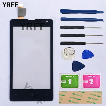 

Mobile Touch Screen For Nokia Microsoft Lumia 435 532 N435 N532 TouchScreen Sensor Digitizer Glass Lens Front Panel Repair Tools