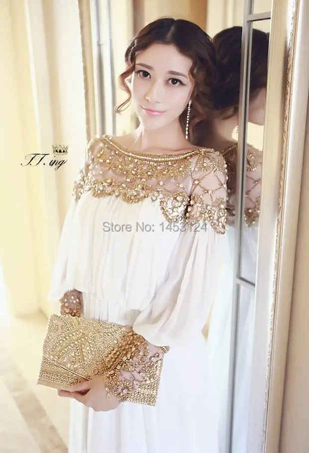 fancy white maxi dress