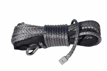 

Grey 6mm*15m Synthetic Winch Rope,1/4" Dia ATV Winch Line for Auto Parts,Off Road Rope