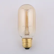 40 W T45 прямо Эдисон лампа AC110V/220 V лампа накаливания воспоминание Edison свет Мода лампа накаливания(Эдисона