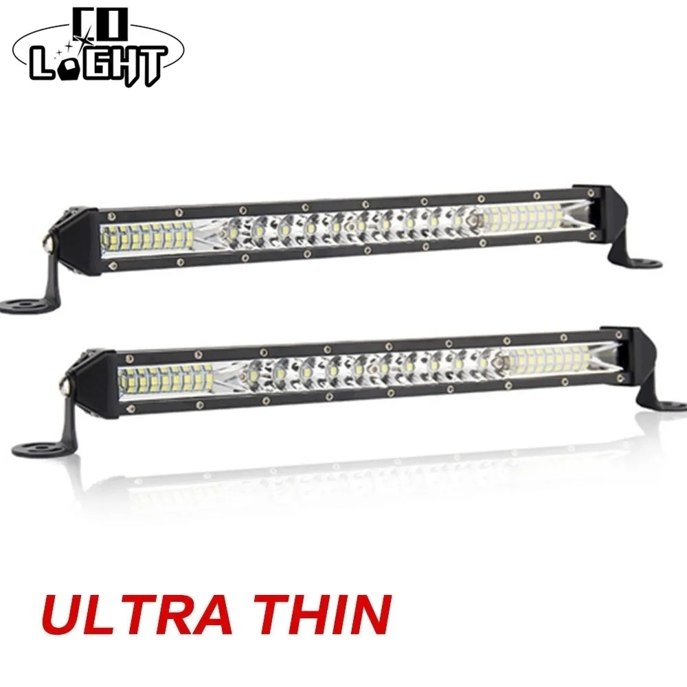 

CO LIGHT 10 inch Offroad Light Bar 52W Super Slim Combo Beam Car Led Work Light 12V 24V for Trucks SUV ATV 4x4 Led Driving Lamp