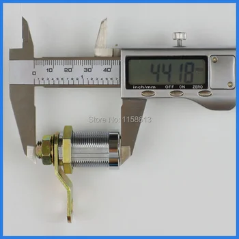 

10 pieces 27mm waterproof dustproof keyed differently cylinderical desk door cam lock