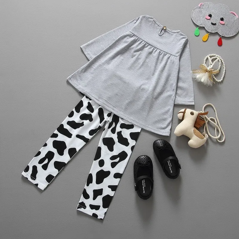 Г. Фирменный комплект детской одежды с сердечками комплект одежды для маленьких девочек из двух предметов футболка+ штаны