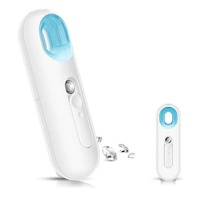 Mini Nano Mister Spray Bottle Battery Operated Facial Steamer Moisturizing Ultrasonic Handheld Atomizer Portable Beauty Face Mini Nano Mister Spray Bottle Battery Operated Facial Steamer Moisturizing Ultrasonic Handheld Atomizer Portable Beauty Face