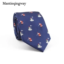 Mantieqingway мужские костюмы Рождество шеи галстуки для мужчин снежинка шаблон галстук из полиэстера бизнес свадебные шеи галстуки подарки