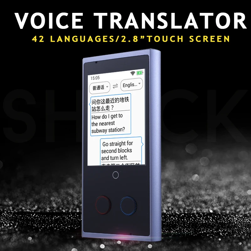  75 Multi-Language Portable Smart Instant Voice Translator Interpreter Translaty Intelligent Device  - 33042311965