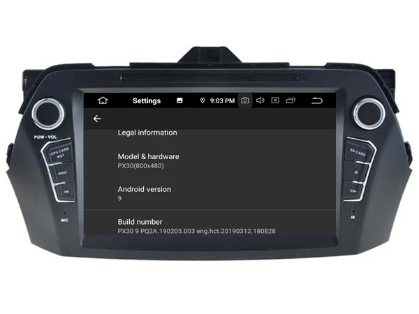 Clearance touch screen OTOJETA Android 9.0 car dvd player FOR SUZUKI CIAZ 2016 HU car accessories gps Multimedia radio tape recorder Stere 5