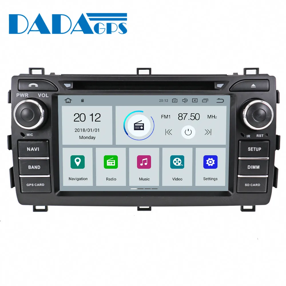  Newest Android 9.0 4+32GB Car Radio Multimedia DVD Player For Toyota Auris 2013 2014 2015 GPS Map N