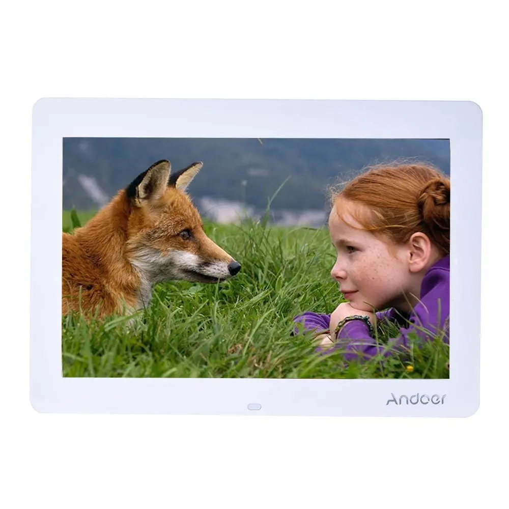 14 cal cyfrowa ramka na zdjęcia DOPROWADZIŁY Cyfrowa Ramka Na Zdjęcia 1280x800 z Pilotem ontroller Baterii Inteligentny obraz