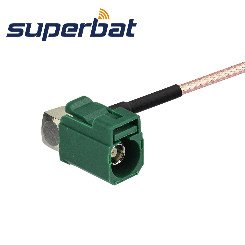 Удлинительный кабель Superbat SIRIUS RG316 FAKRA разъем E под прямым углом для подключения 6 м