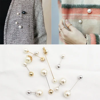 

1PC/1Set Badges Lapel Collar Cute Alloy Sweater Brooch Hat Crystal Bag Pearl Jeans Wear Cartoon Lovely Flower Glove Scarf