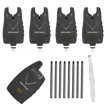 

Black Fishing Alarm Impact Resistance Fishing Bite Alarm Heat Resistance Fishing Bite Alert Indicator ABS Fishing Tools