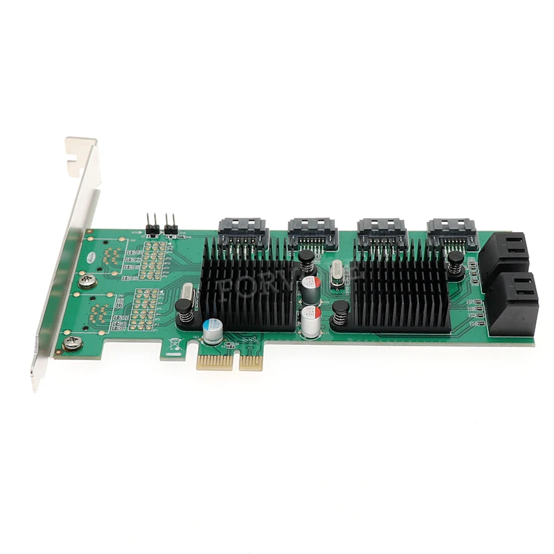 PCI E до 8 Порты SATA 3 0 6 ГБ/сек. карты расширения 88SE9215 + 9705 Чипсет для Marvell sata3 PCIE|Платы