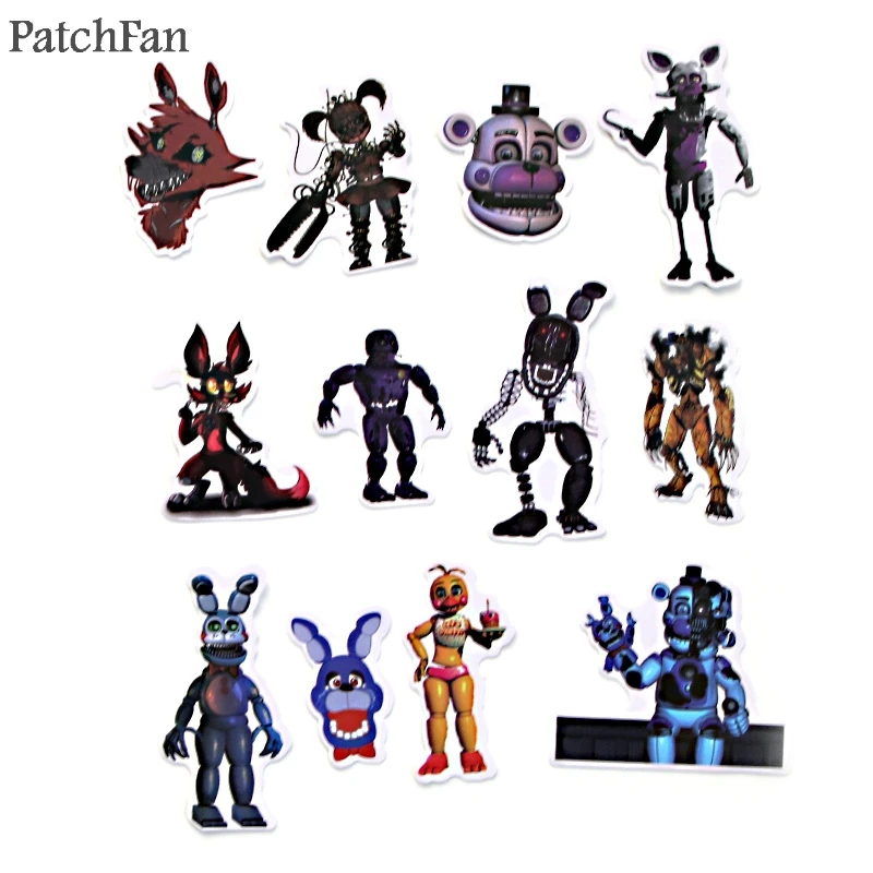 Patchfan 58 шт. Five Nights at Freddy bears детская игрушка наклейка для DIY скрапбукинга альбом ноутбук телефон тетрадь Наклейка A1535