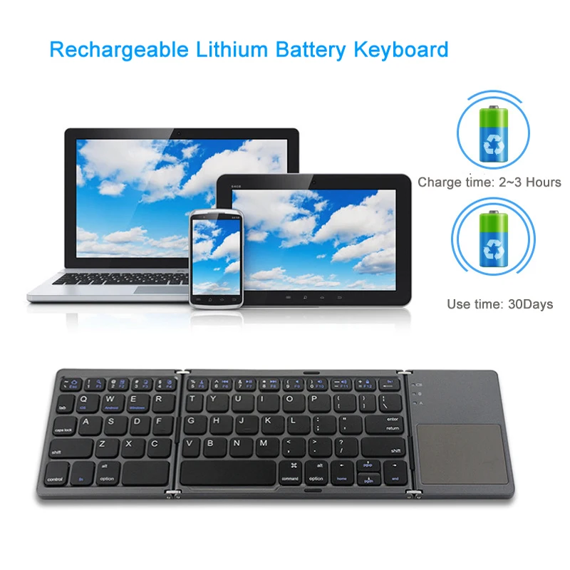 16 Folding keyboard for iPad