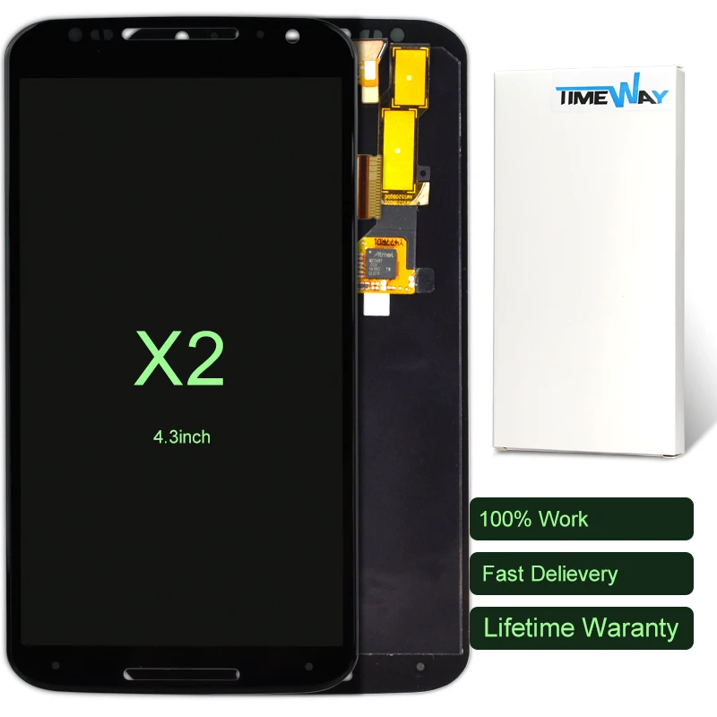 

10pcs DHL For Motorola Moto X2 LCD Display Touch Screen with Digitizer Assembly Replacement Part