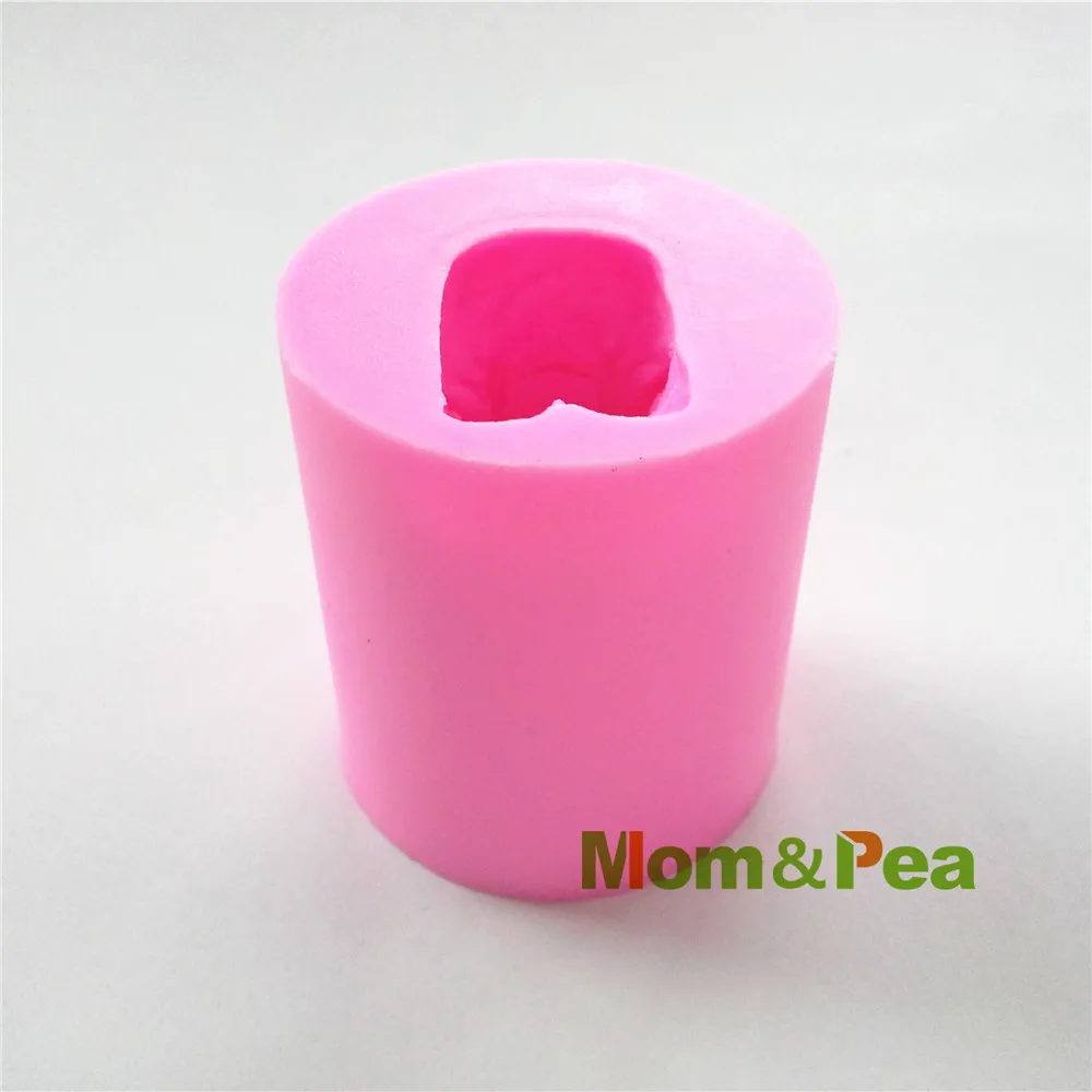 Mom& Pea 0494,, силиконовая форма для мыла в форме медведя для мальчиков, украшение торта, помадка, 3D форма для торта, силиконовая форма для пищевых продуктов