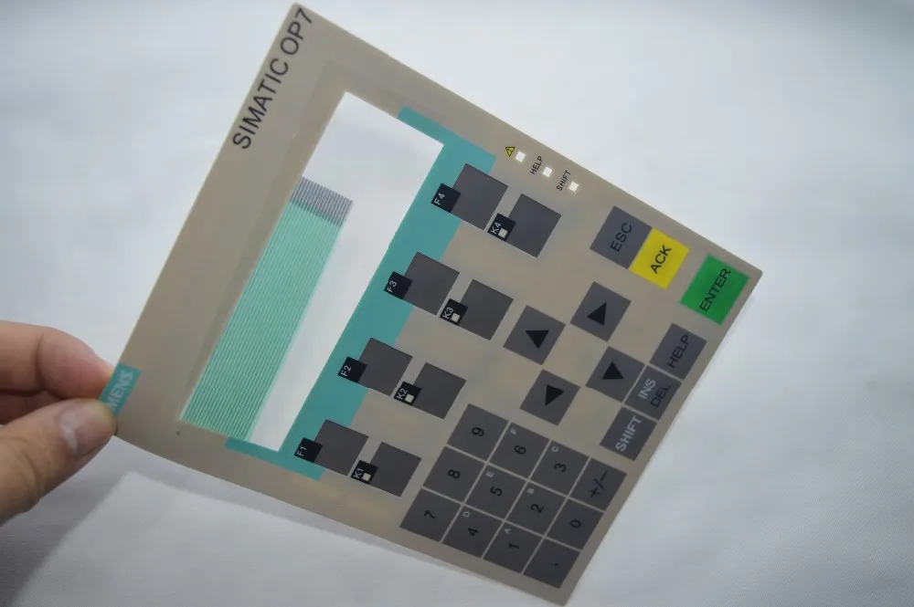 

New Membrane keypad 6AV3 607-1JC20-0AX0 for OP7/DP, hmi keypad , simatic HMI keypad , IN STOCK