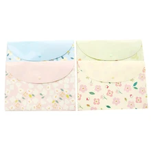 4 шт. A4 бумаги бумажный мешок с мелким цветочным принтом папка