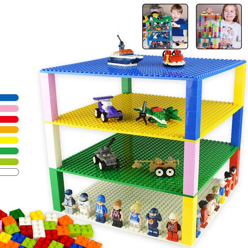 

2019 Double-Sided 32*32 Dots Base Plate Baseplate Board DIY Building Blocks Bricks Kids Toys juguetes Compatible With Lego