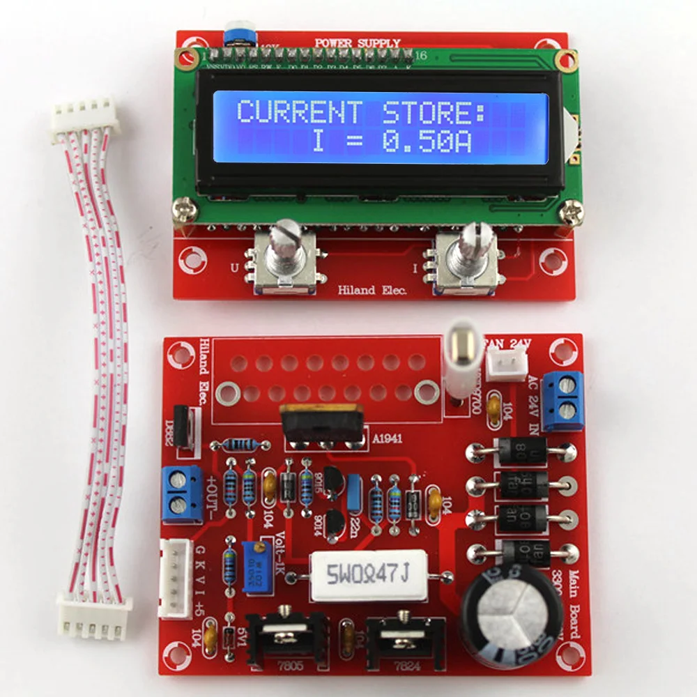

Adjustable DC Regulated Power Supply DIY Kit LCD Display Regulated Power KitShort-circuit/Current-limit Protection 0-28V 0.01-2A