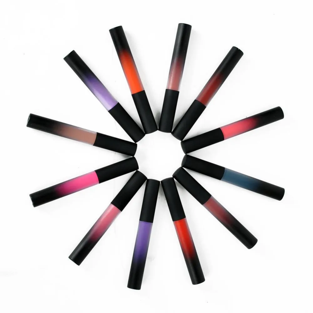 

Make Up Waterproof 12 Colors Matte Liquid Lipstick Lip Pen Long Lasting Lip Balm Lips Makeup Cosmetic Lipsticks
