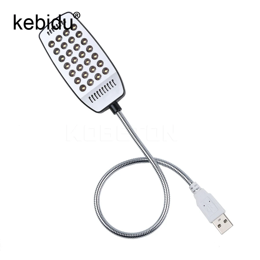 Kebidu USB Light Компьютер лампы гибкая Яркий Мини 28 LED для Тетрадь компьютер PC супер яркий