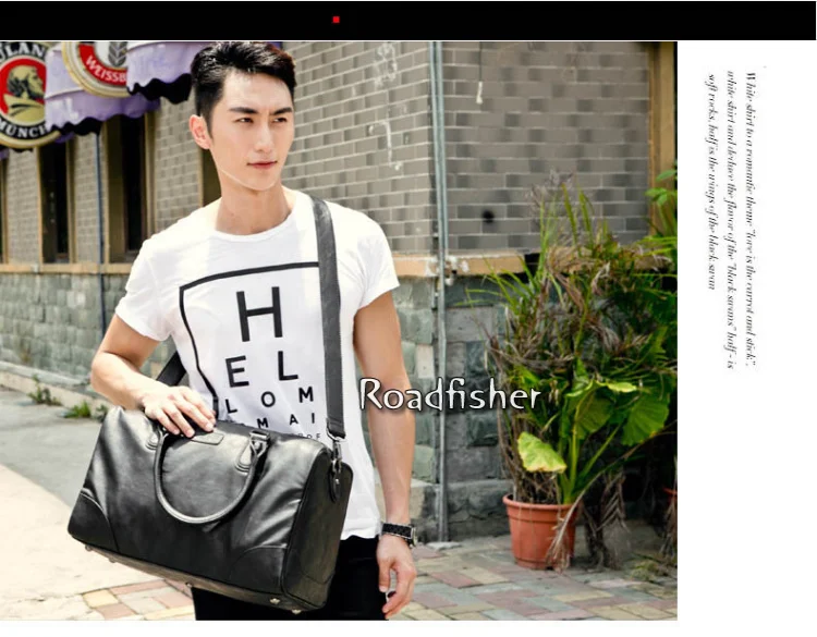 Leather travel carry bag ZF6629-5