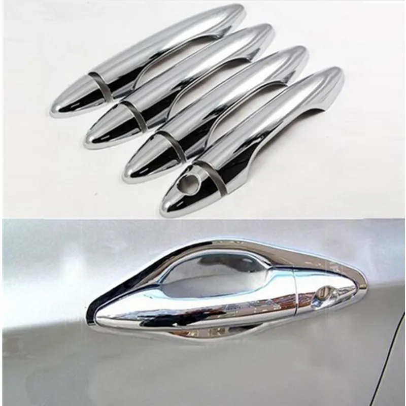 1 Key Hole Car Door Handles Covers For HYUNDAI SOLARIS VERNA 2010 2012