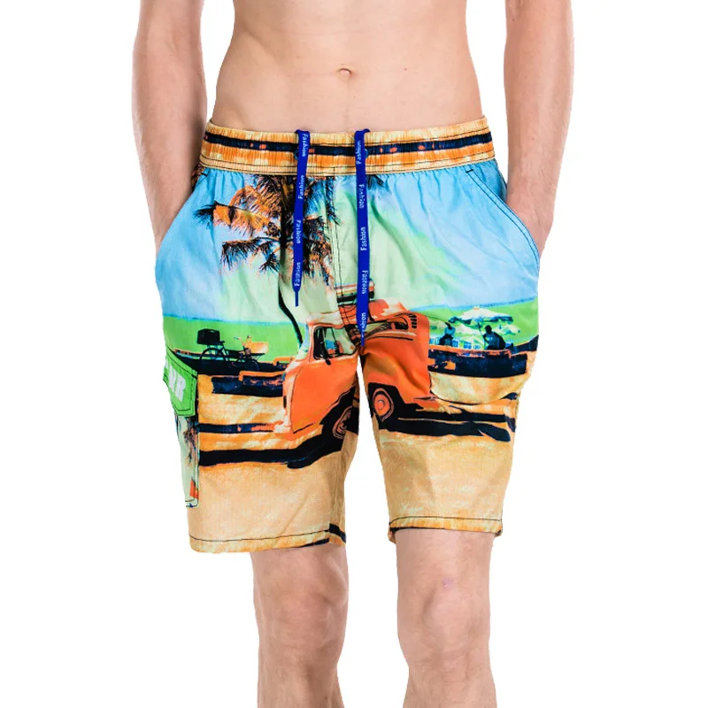 2018 new arrived High Quality shorts 100 cotton board shorts Elastic