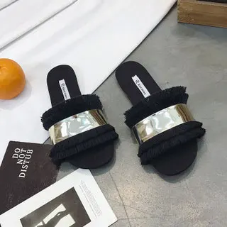 Hee grand/Женская обувь однотонные босоножки с бахромой летняя Новинка 2019 года