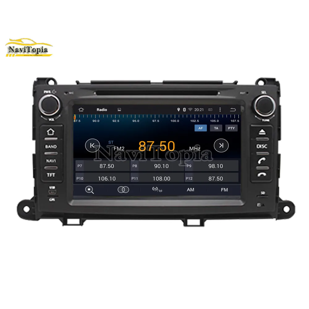 Clearance NAVITOPIA 4G RAM 64G ROM PX6 Six Core Android 9.0 Car DVD GPS Navigation for Toyota Sienna/XL30 2013 2014 2015 2016 2017 2018- 5