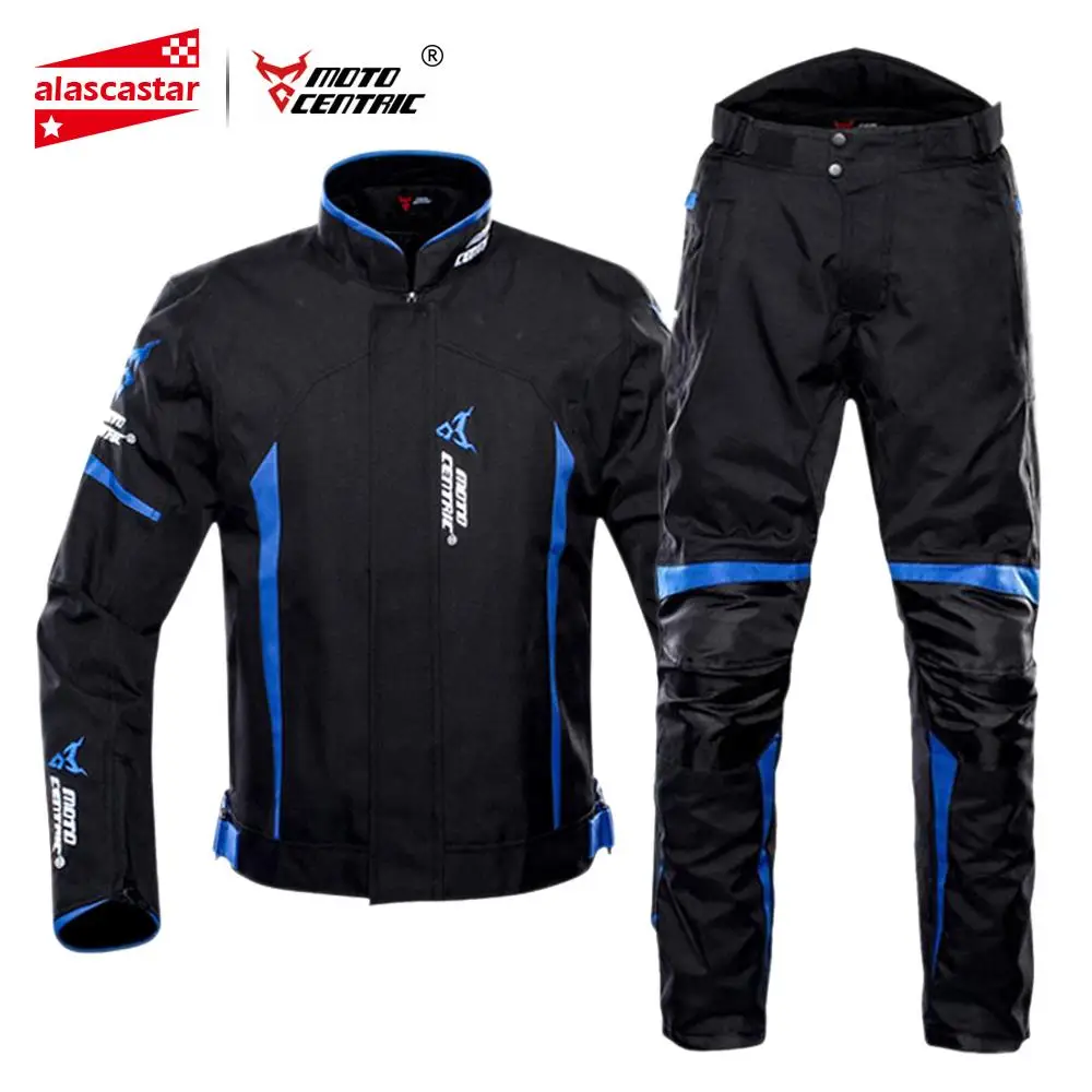 

MOTOCENTRIC Motorcycle Jacket +Pants Moto Jacket Motorcycle Body Armor Waterproof Riding Racing Jaqueta Chaqueta Moto Protection