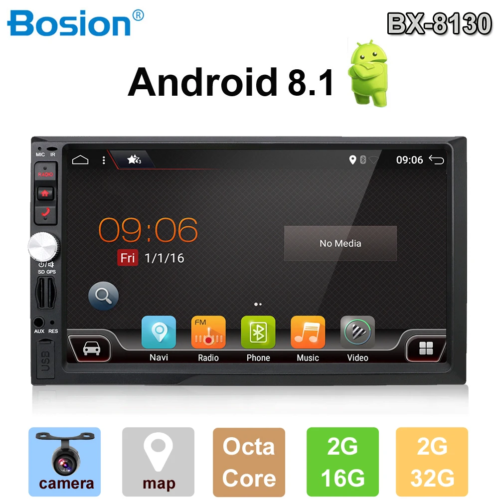

Bosion 2 din car radio 7" HD Player MP5 Touch Screen Digital Display Bluetooth Multimedia USB 2din Autoradio Car Backup Monitor