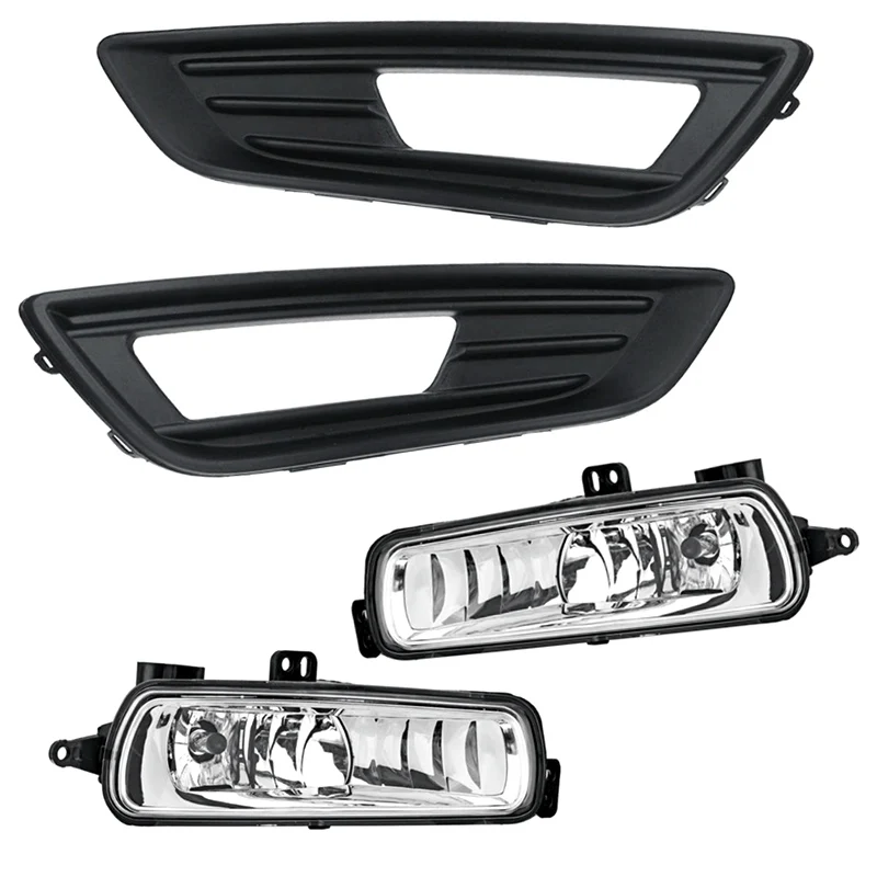 for Ford Focus Fog Lights headlight for ford focus 3 fog Lamps Covers fog light halogen foglights headlights - Цвет: 4