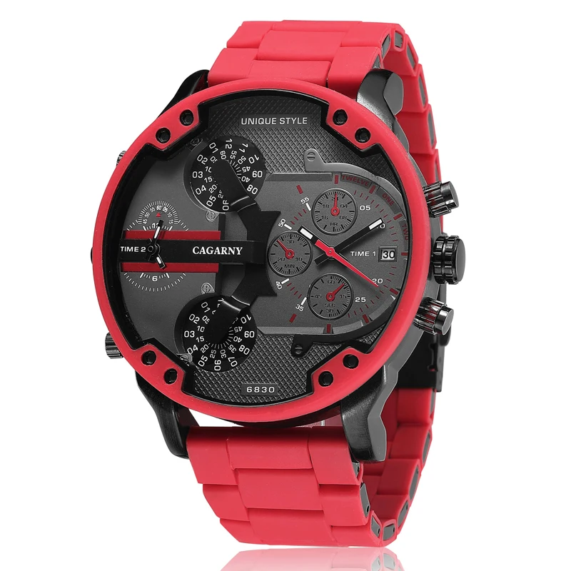 

Relogio Masculino Top Brand Luxury Quartz Watch Men Waterproof Silicone Sports Clock Casual Military Large Dial Men's Watch