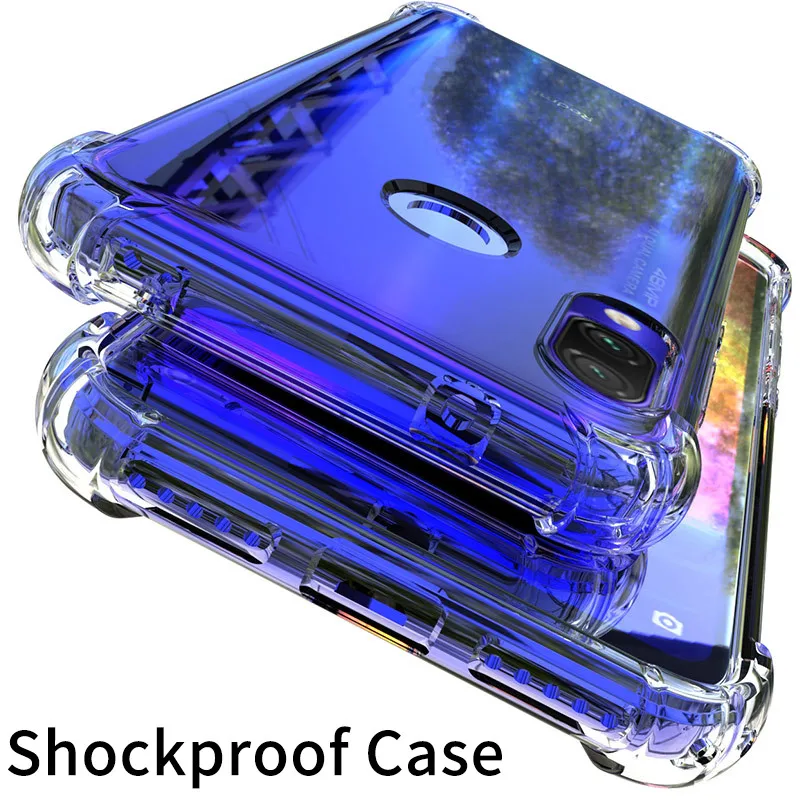

Moskado case For Xiaomi Redmi Note 7 Case Cover Silicone Shockproof Redmi 7 Note 7 Pro Transparent Protective Xiomi mi 9t note7