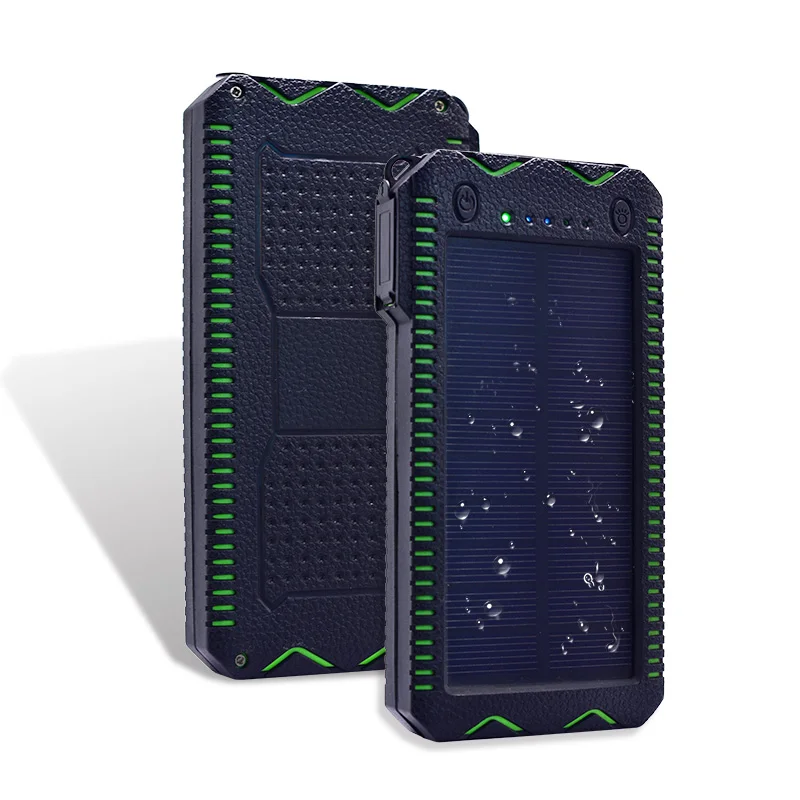 10000 mAh power Bank 3 в 1 Солнечная Внешняя батарея электрическая зажигалка для сигарет