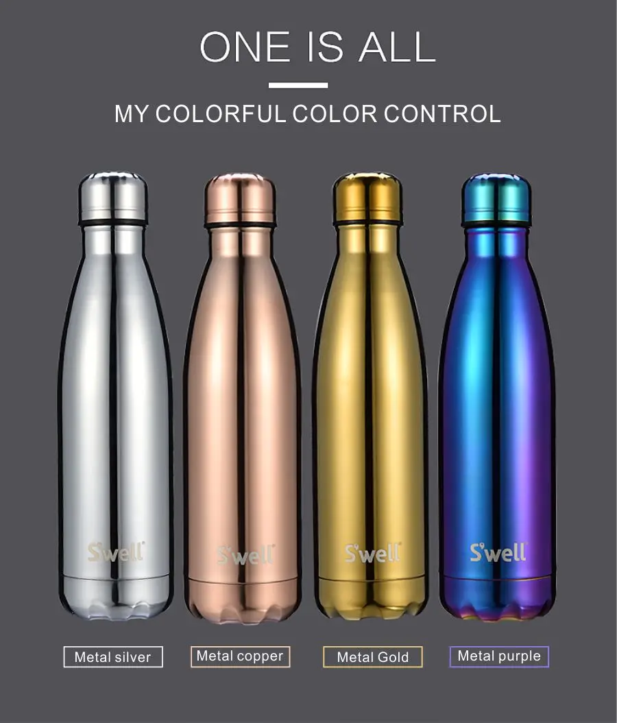 New High Light Swell Coke Bottle Creative Insulation Cup With High Grad Stainless Steel Vacuum Bottle