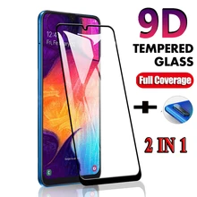 2 шт 9D закаленное стекло для samsung Galaxy A50 A40S A30 A70 A60 A10 Защита экрана для Galax M30 и защитная крышка объектива камеры