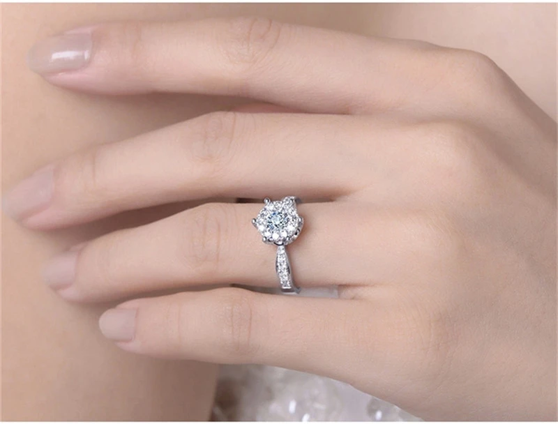 Luxury White Gold Color Rings For Women Crystal Jewelry Wedding Engagement Bague Femme Accessories Supernatural Anel 585 DR93 (15)