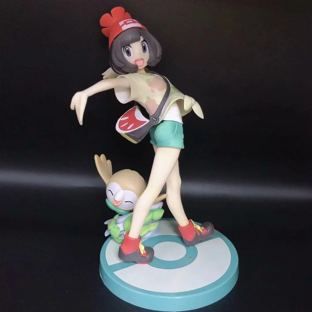 Японское аниме фигурка Гари Oak Eevee/Chikorita серебро/Rowlet фигурка Коллекционная модель игрушки для мальчиков