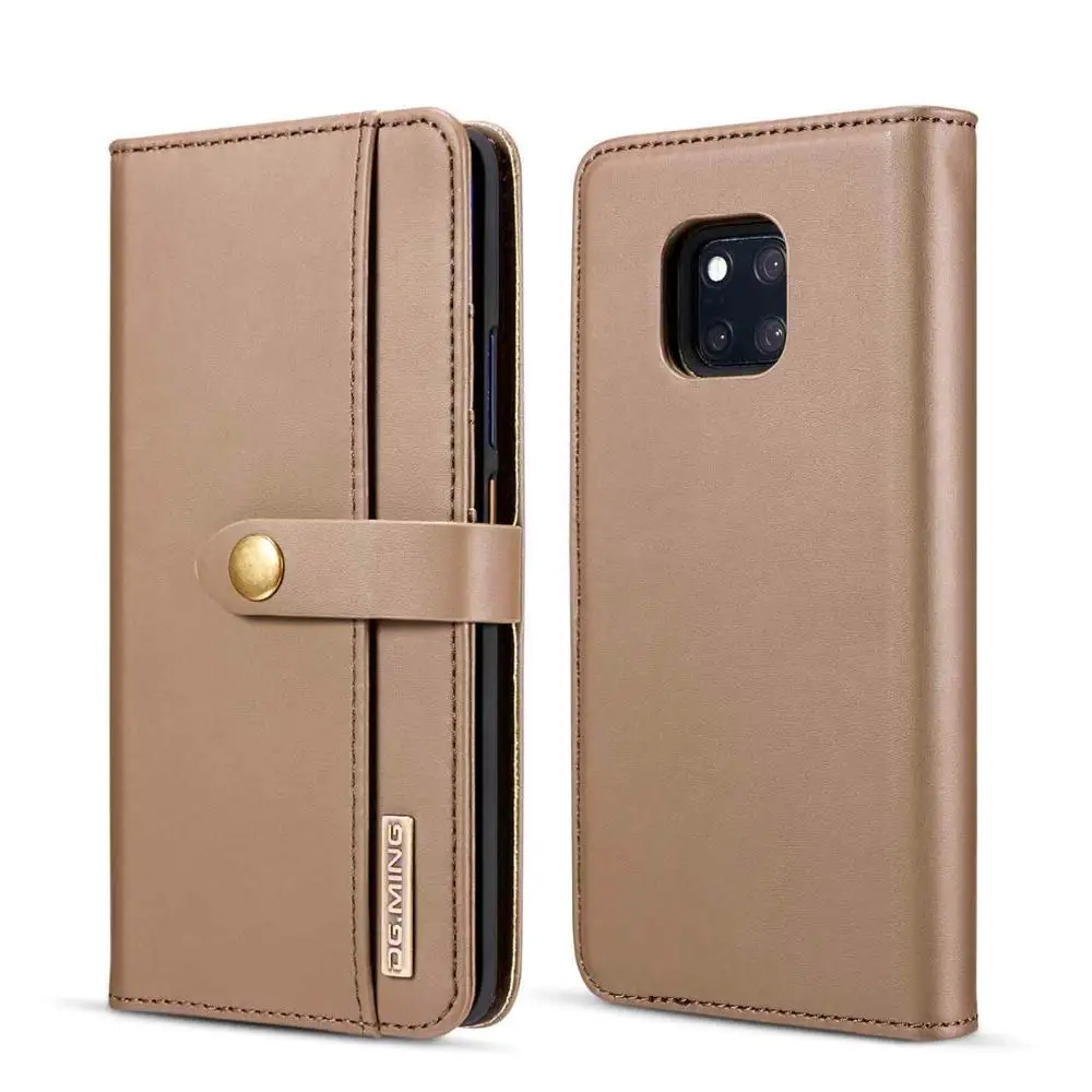brown Для huawei Коврики 20 Pro чехол роскошный стильный кошелек слот Кредитные карты держатель Магнитная Застежка чехол для huawei Коврики 20 P30 P30 Pro - Цвет: brown