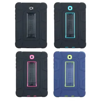 

Stand Heavy Duty Armor Tire Style TPU PC Hard Cover Case for Samsung GALAXY Tab S2 T710 T715 8.0" tablet Skin Robot Cover +pen