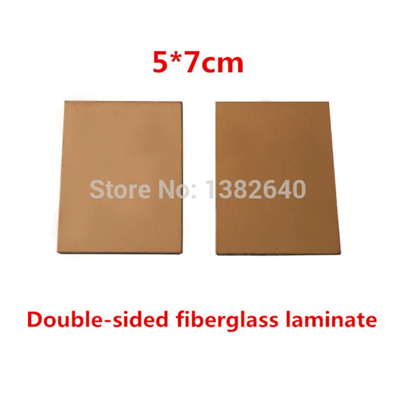 

High Quality 10pcs 5*7 cm FR4 Double Side PCB Copper Clad Laminate Plate Printed Circuit Board 5x7