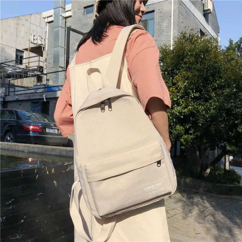 

Fashion Mochila Casual Style Soft Fabric Backpack Female Canvas Design School Backpack For Teenage Girls Fashion Backpack Women