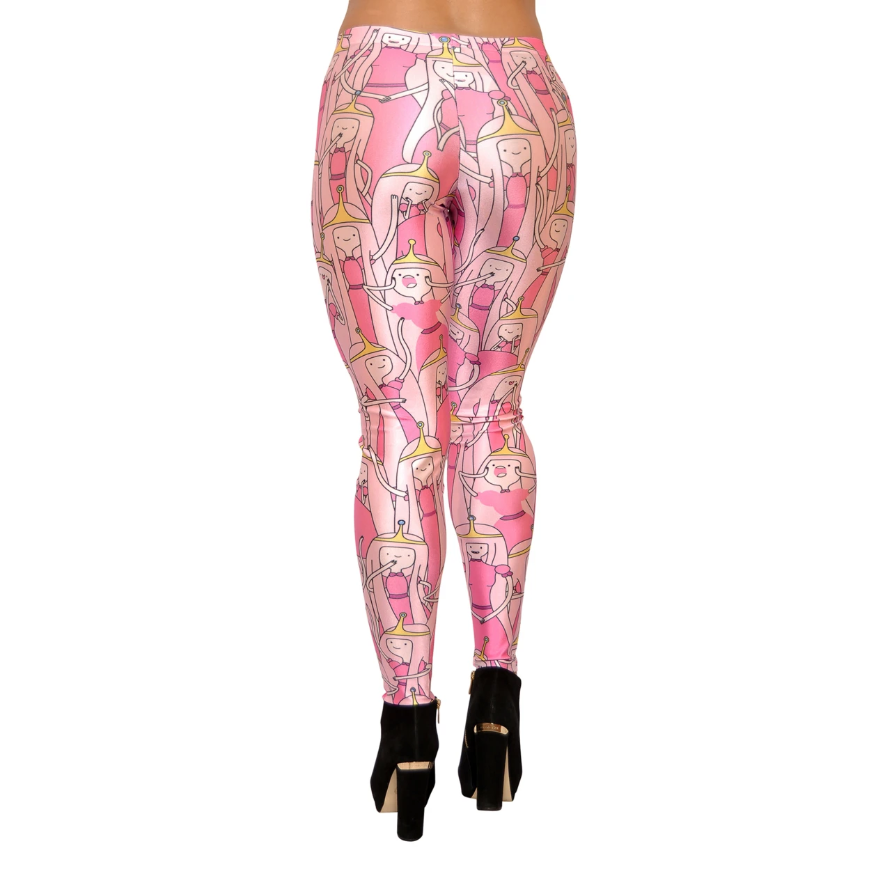 Women's Bubblegum Princess Leggings Large Pink (3)