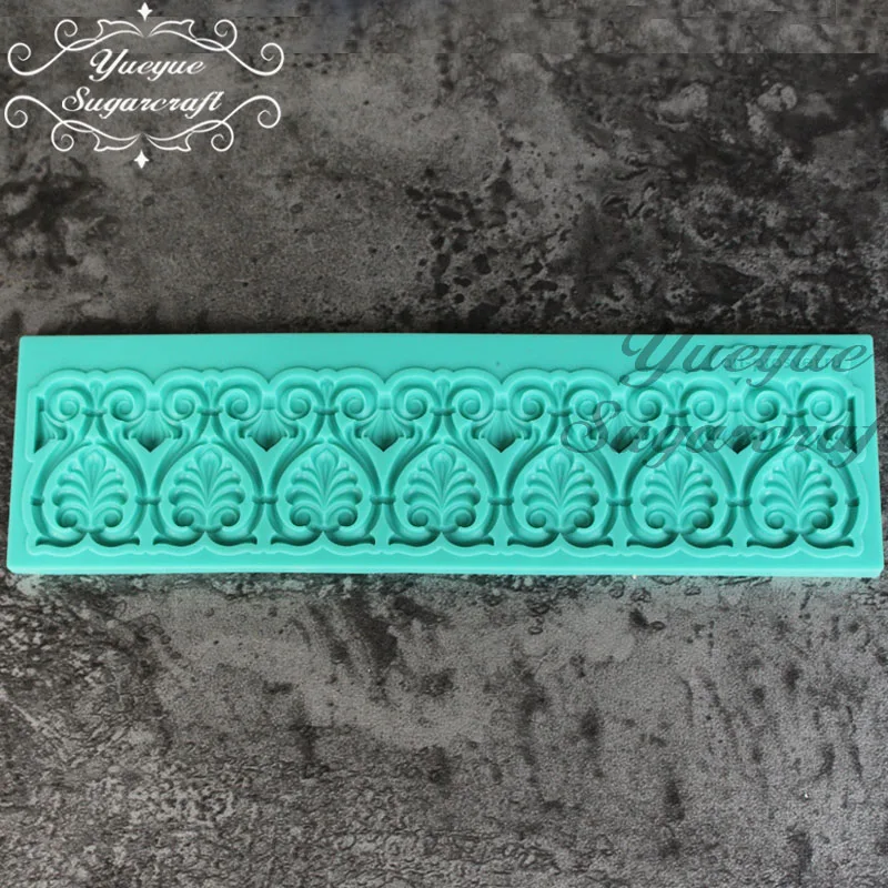 Yueyue Sugarcraft силиконовый кружевной коврик помадка форма для украшения торта инструменты для шоколада